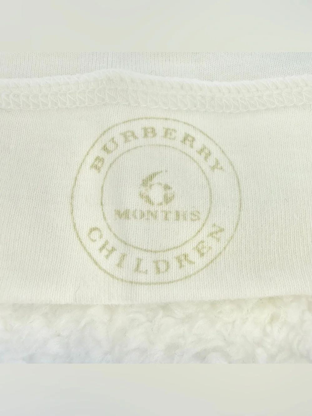 Burberry Baby Hats Unisex Girl Boy Infant 6m Nova Check White Beige Plaid